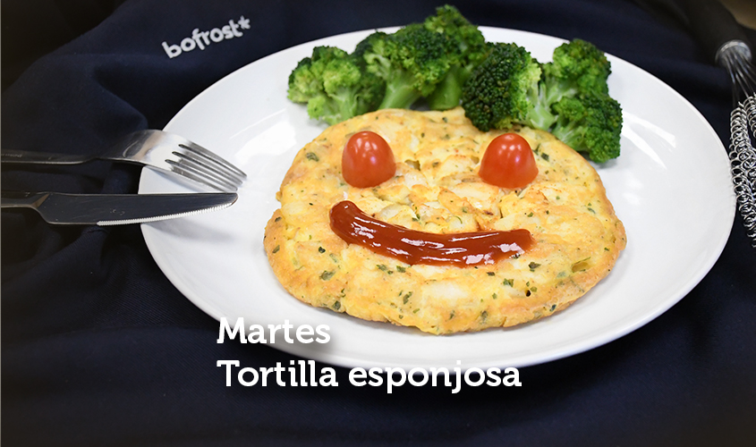 Tortilla esponjosa